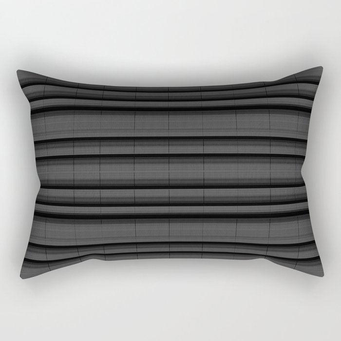 Black Walls Rectangular Pillow