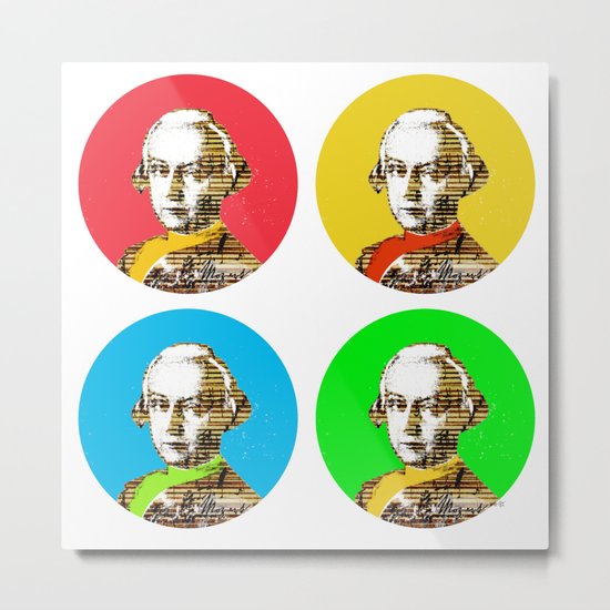 Mozart Kugeln 4c Metal Print