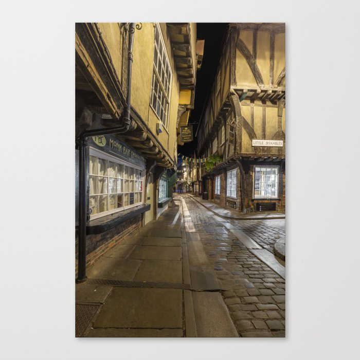 The Shambles, Medieval Street in York Canvas Print