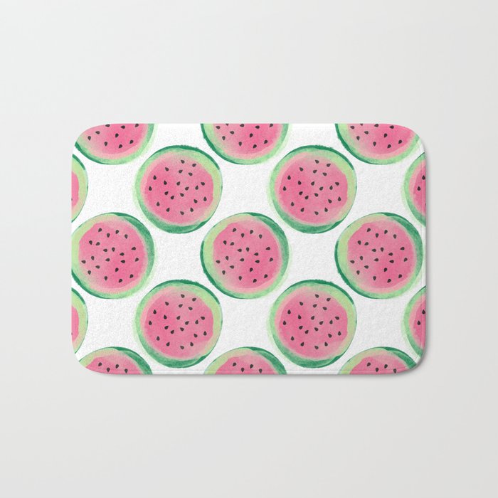 Watermelon Seamless Repeat Pattern Bath Mat