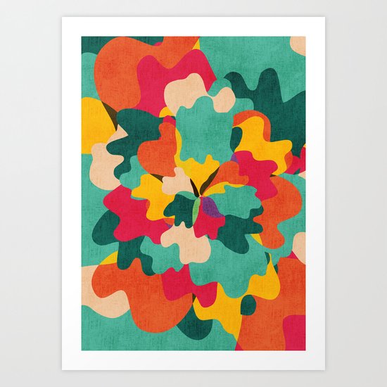 Aloha Camo Art Print