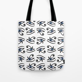Egyptian Eye of Horus or wadjet is a symbol of royal power and protection Tote Bag