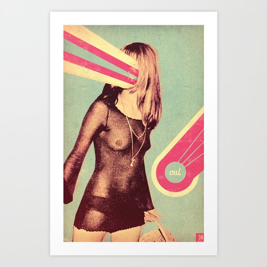 Oui Art Print
