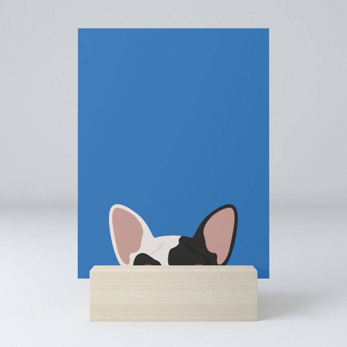 French Bulldog Face Mini Art Print