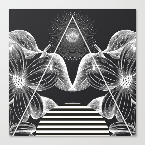 BLACK VESPERTINE Canvas Print