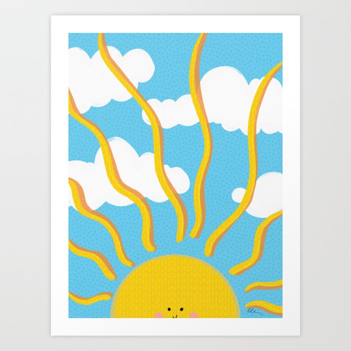 "Jordan's Sunshine" Art Print