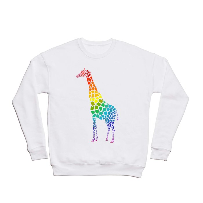 rainbow giraffe Crewneck Sweatshirt