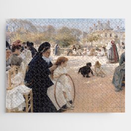 Albert Edelfelt - Luxembourg Gardens, Paris Jigsaw Puzzle