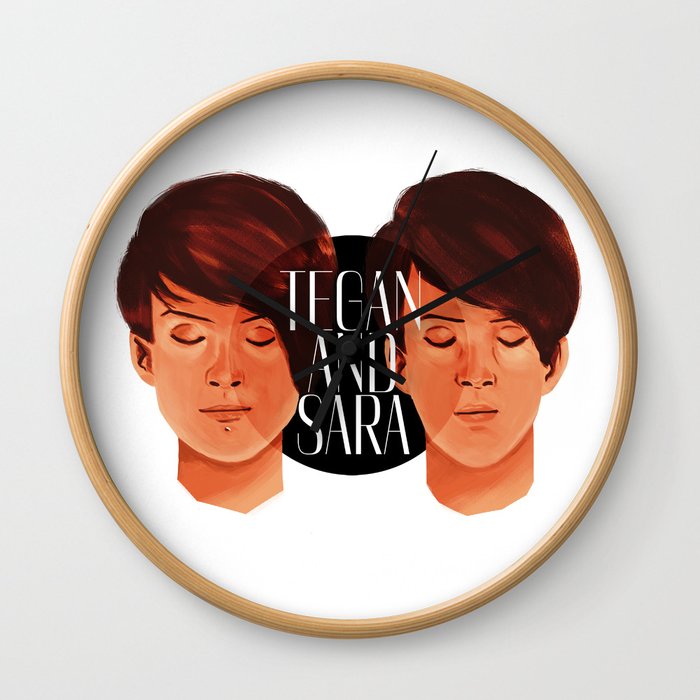 Tegan and Sara Wall Clock