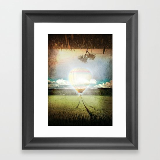 Hot Air Balloon Framed Art Print