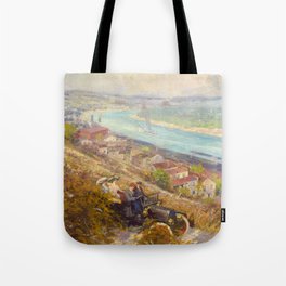 The Ohio River from Eden Park by Louis Charles Vogt Tote Bag