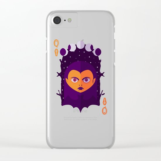 Queen V Clear iPhone Case