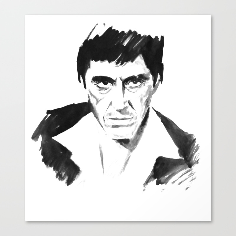 Scarface Canvas Print By Pechanesumie Society6