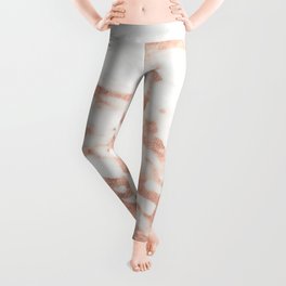 Taggia rose gold marble Leggings