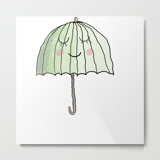 cute UMBRELLA Metal Print