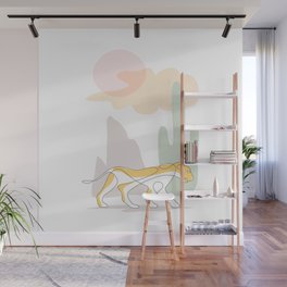 lioness Wall Mural
