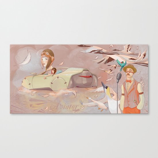Aviator Night Canvas Print