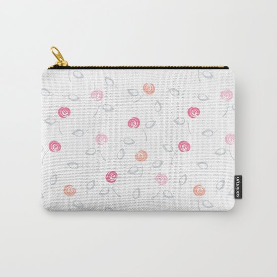 Cute mini flowers roses Carry-All Pouch