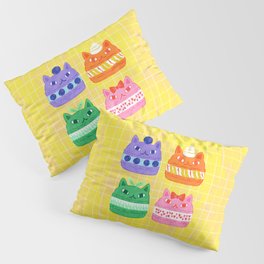 Cat Macaron Pillow Sham