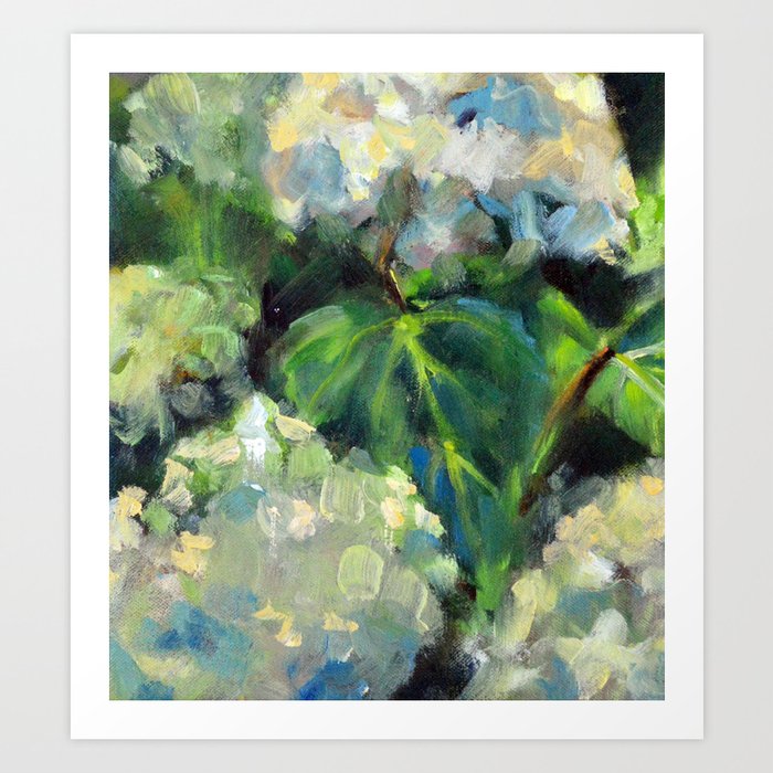 Hydrangeas in the Catskills Art Print