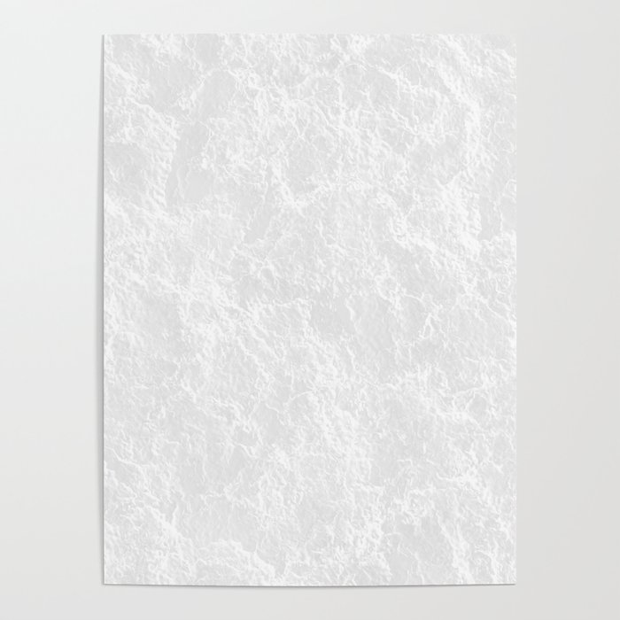 White Stone Surface Poster