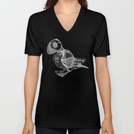 Puffin - inverted V Neck T Shirt