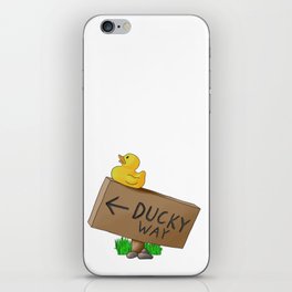 Ducky Way iPhone Skin