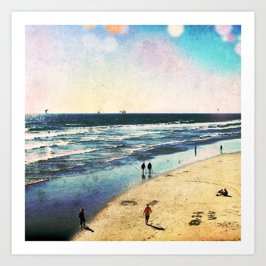 The Beach Art Print