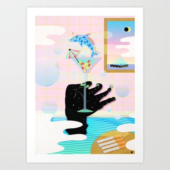 get weird Art Print