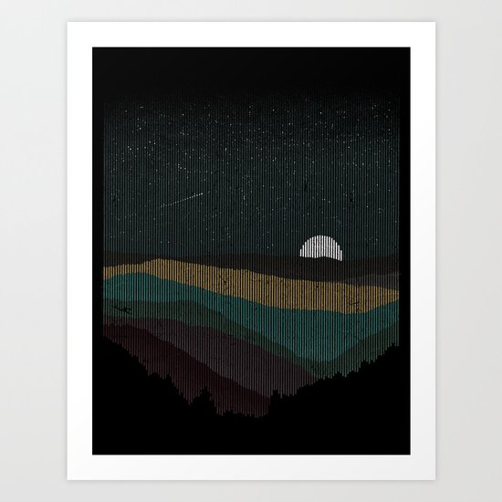 Moonrise (Color) Art Print