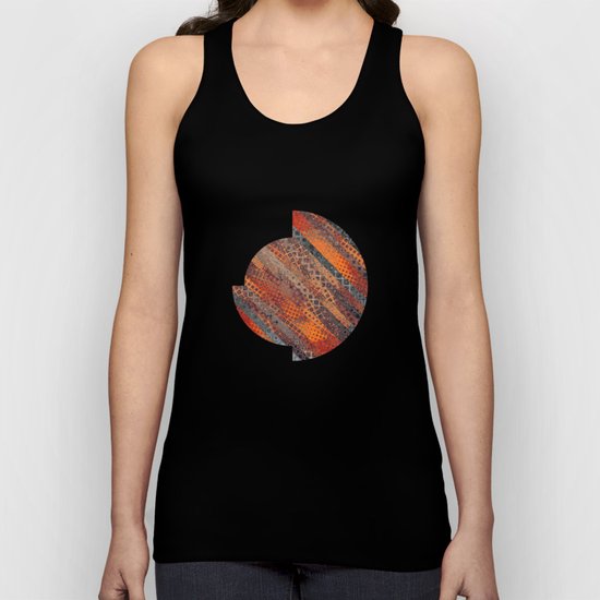 Orange Fantasy Unisex Tank Top
