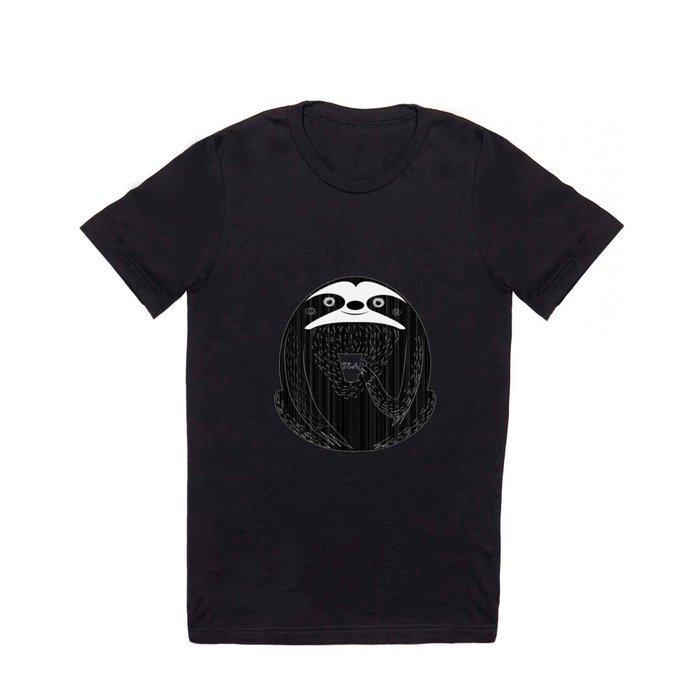 Chalkboard sloth T Shirt