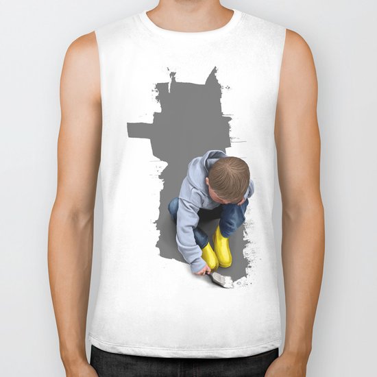 To Live with No Thought for the Future Biker Tank