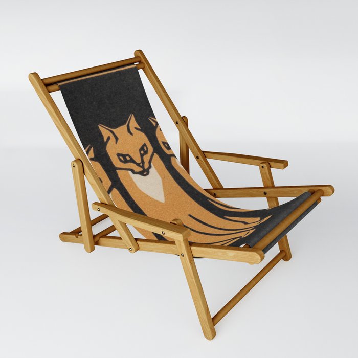 Three Cats Sling Chair