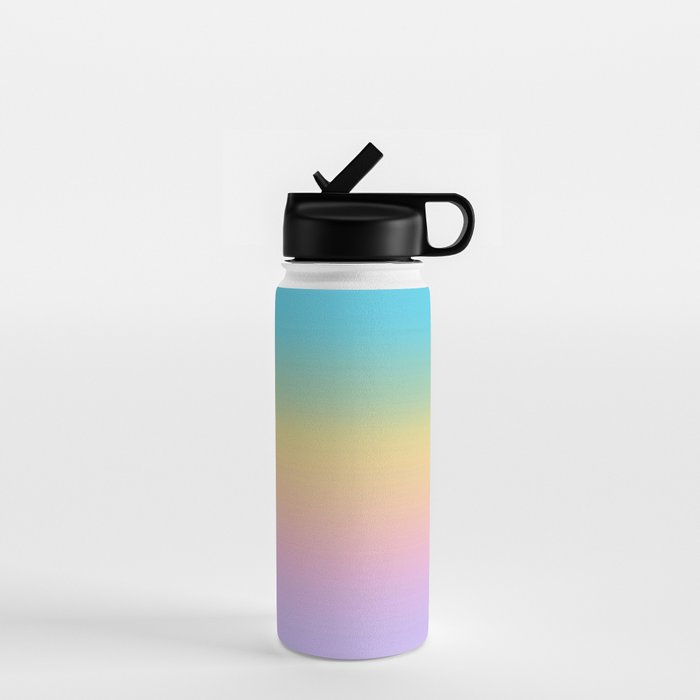 Pastel Ombre Sticker Water Bottle