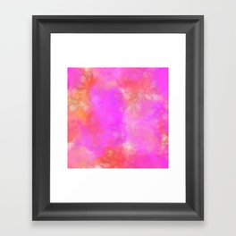 Neon Candy Framed Art Print