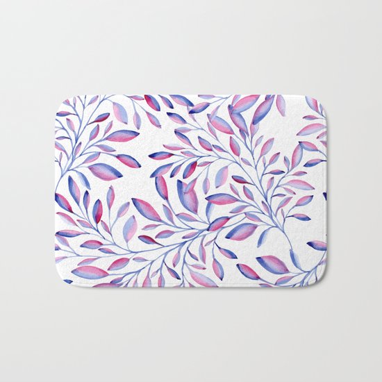 Frozen branches Bath Mat