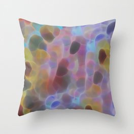 abstract pattern, wonderiously pattern, waterclur pattern Throw Pillow