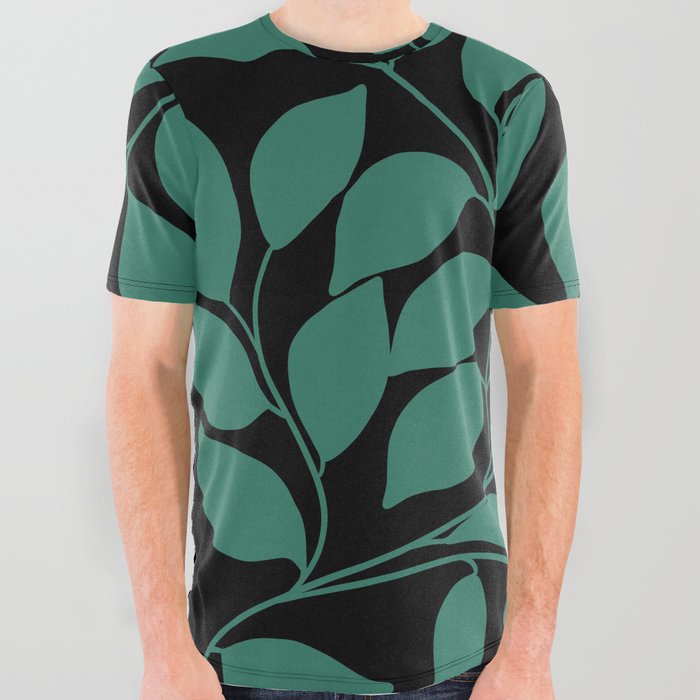 Vintage leaves 9 All Over Graphic Tee