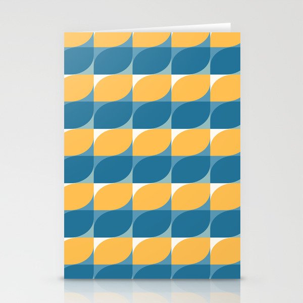 Abstract Patterned Shapes X Stationery Cards