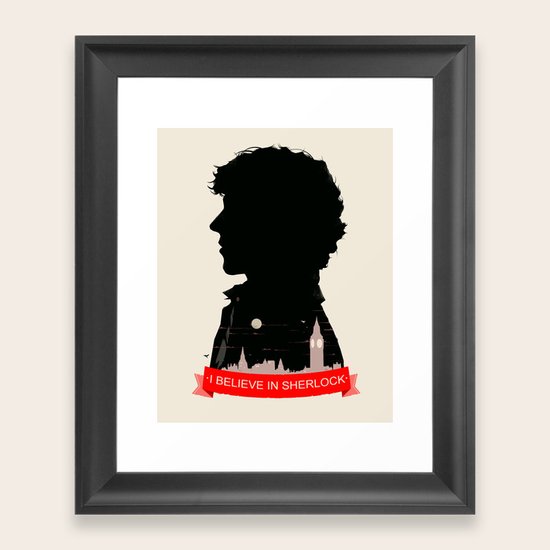 Sherlock Framed Art Print