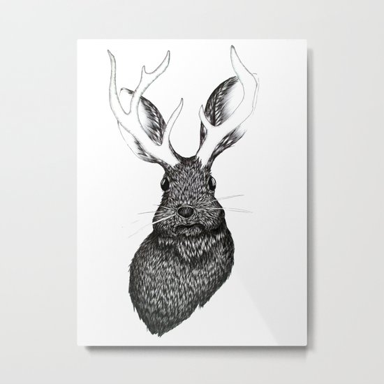 The Jackalope Metal Print