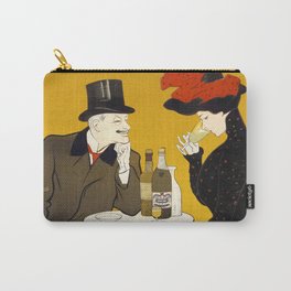 Man and Woman At A Cafe Carry-All Pouch