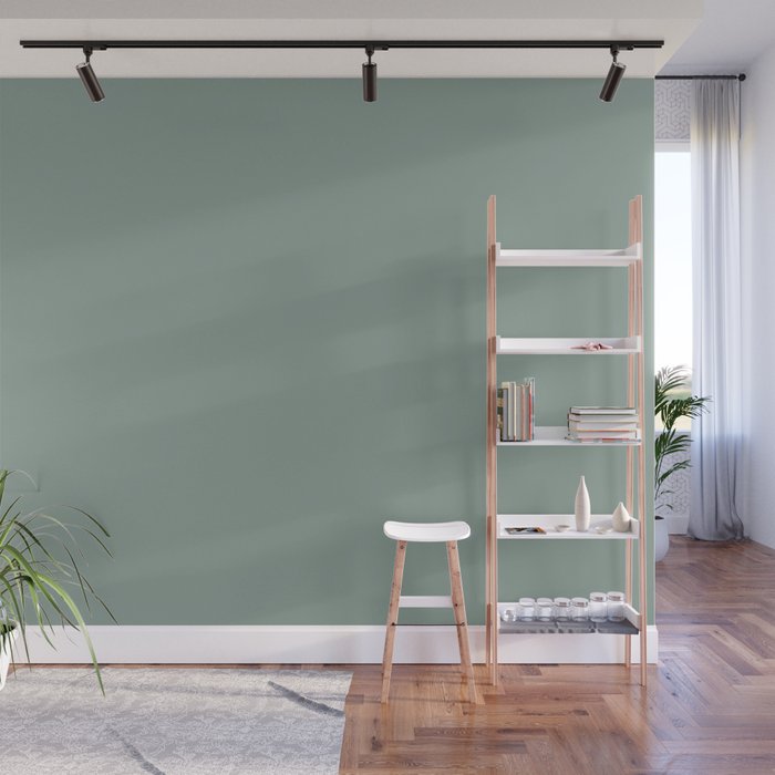 Valspar America Sea Green Green Water Zinc Blue Colors Of The Year 2019 Wall Mural By Simplysolids