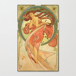 Alphonse Mucha - Dance Canvas Print