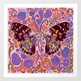 Butterfly Metamorphosis Art Print
