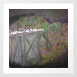 Bridge to Nowhere Art Print