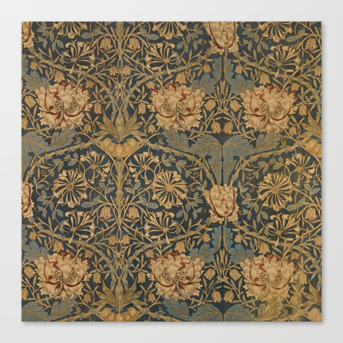 William Morris - honeysuckle , design  Canvas Print