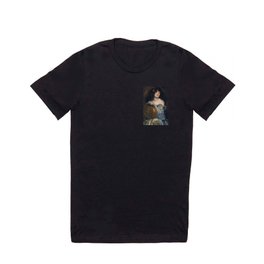 Juana Romani - Salome T Shirt | Painting, Blackhair, Gazetowardsthev, Illustration, Poster, See Throughclothi, Smile, Artprint, Shoulder, Salome 