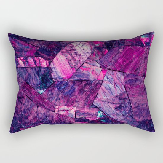 Labradorite Purple Rectangular Pillow